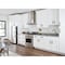 Jeffrey Alexander 128 mm Center-to-Center Brushed Oil Rubbed Bronze Square Annadale Cabinet Pull 435-128DBAC - alternate 2